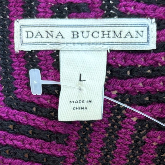 Textured All Season Knit Sweater Boatneck Quarter Sleeve High-Low Size Large - Picture 7 of 13